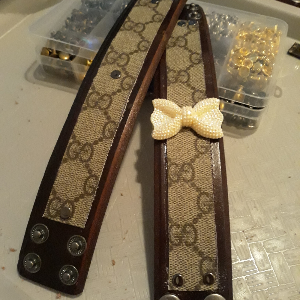 Gucci Beige Monogram Bracelet